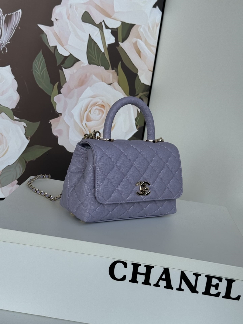 Ch**el top handle bags